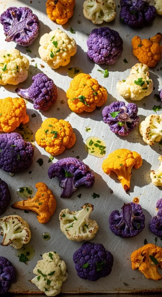 Rainbow Cauliflower Bake