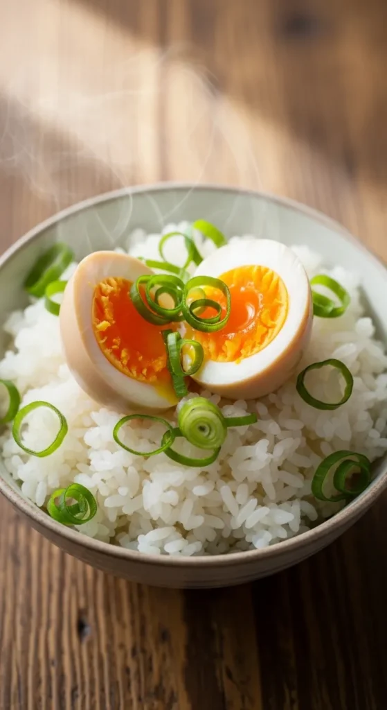 Rice and Egg Breakfast Bowls