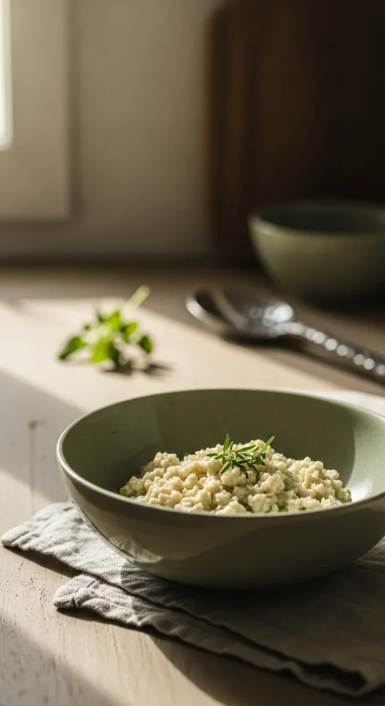 Roasted Cauliflower Cream Dip