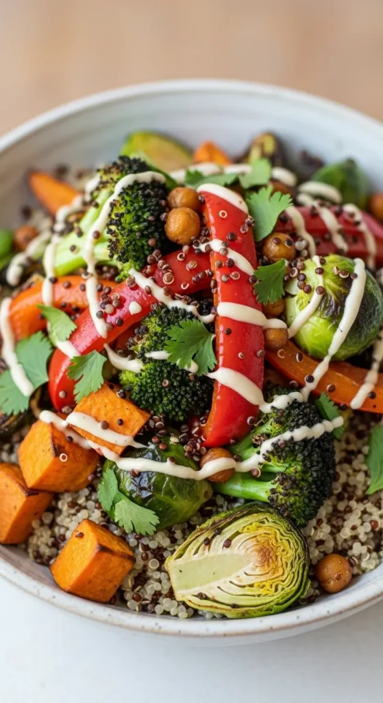 Roasted Veg Grain Bowls