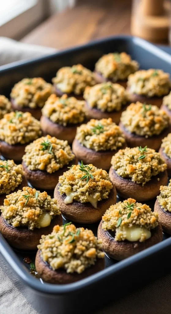 Savory Stuffed Mushrooms