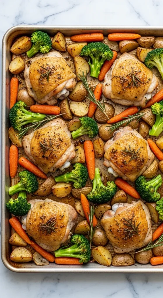 Chicken and Veggie Sheet Pan