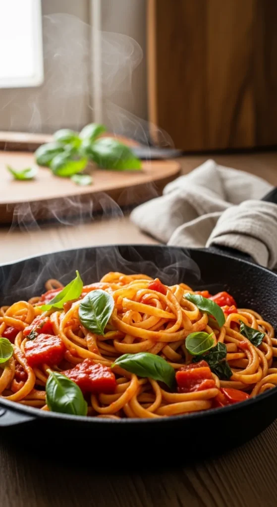 Simple Tomato Basil Pasta