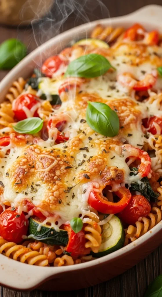 Simple Vegetable Pasta Bake