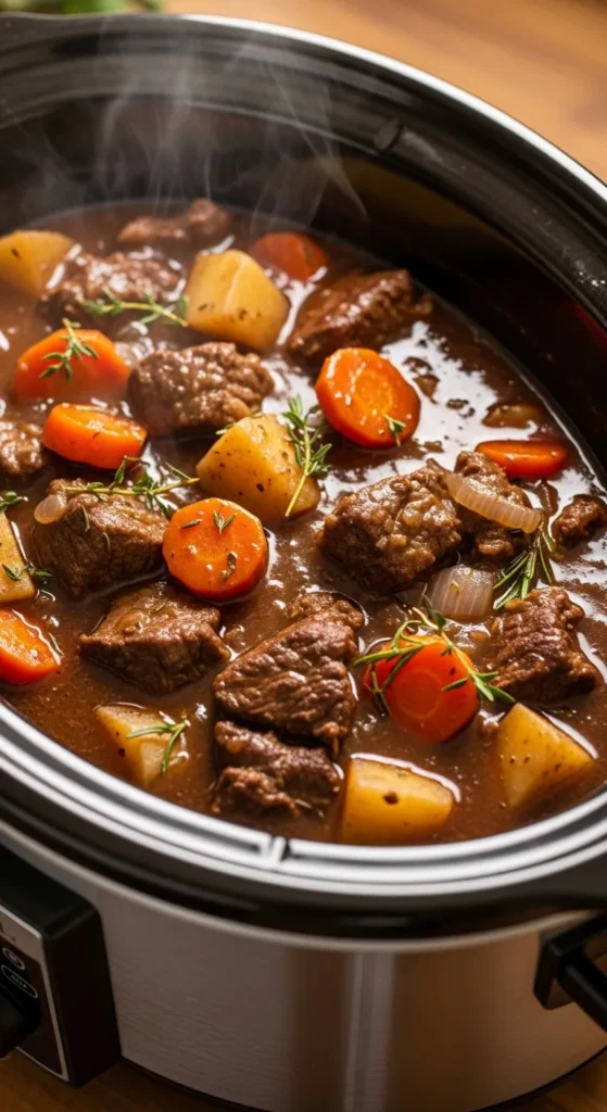 Slow Cooker Beef and Guinness-Free Stew
