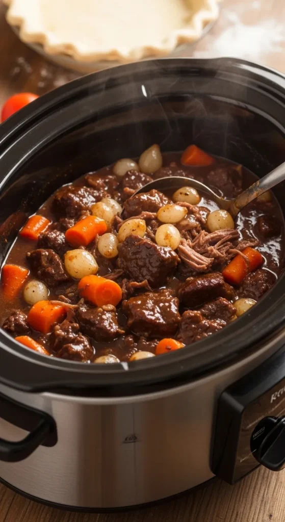Slow Cooker Irish Beef Pie Filling