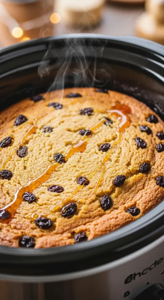 Slow Cooker Irish Soda Bread Pudding