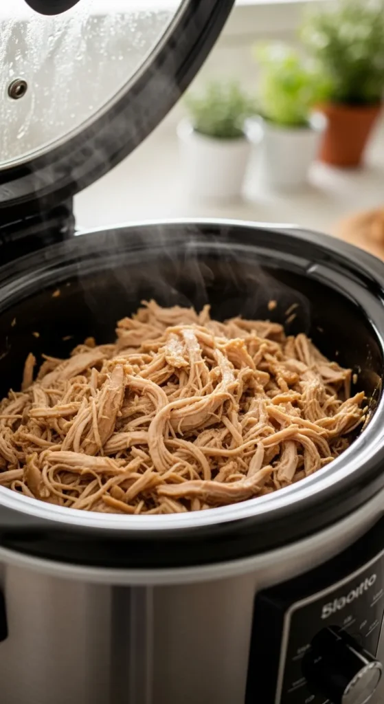 Slow Cooker Shredded Chicken