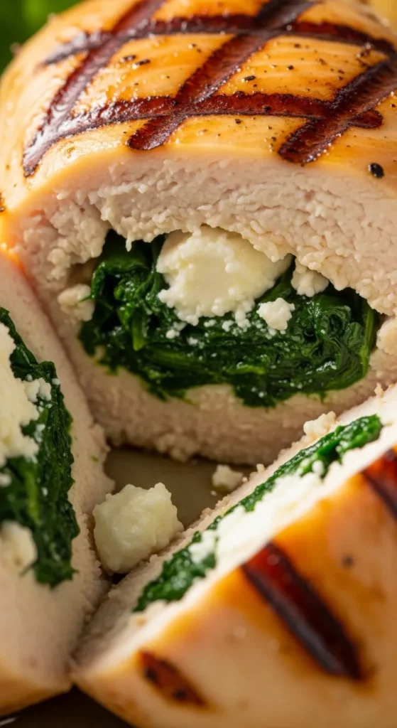 Spinach and Feta Stuffed Chicken
