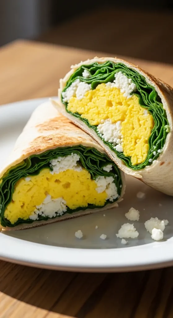 Spinach and Feta Wrap