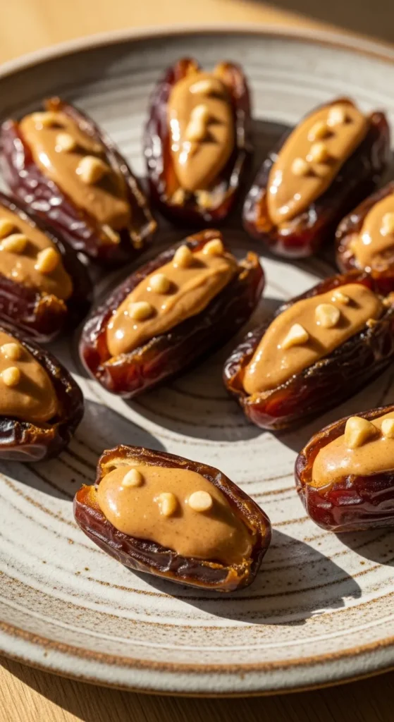 Stuffed Dates with Nut Butter