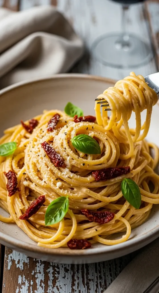 Sun-Dried Tomato Cream Pasta