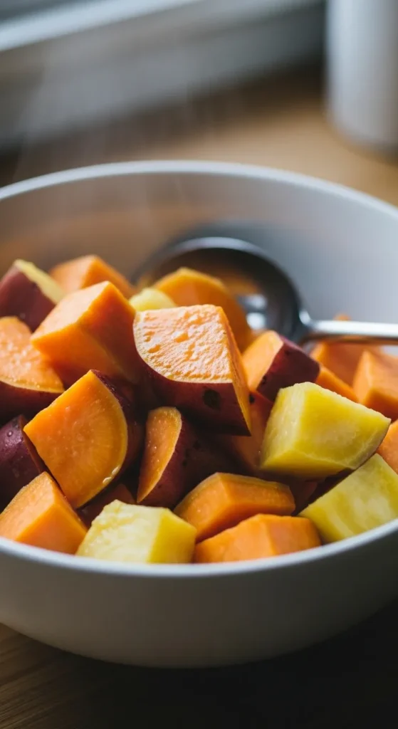 Sweet Potato Microwave Cubes