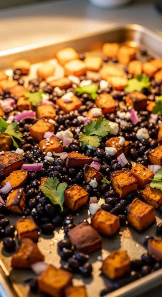 Sweet Potato and Black Bean Roast