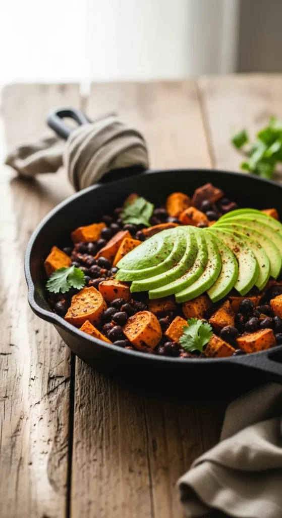 Sweet Potato and Black Bean Skillet