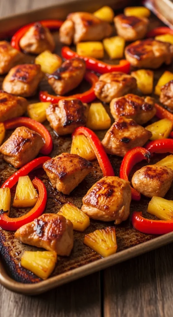 Teriyaki Chicken and Pineapple