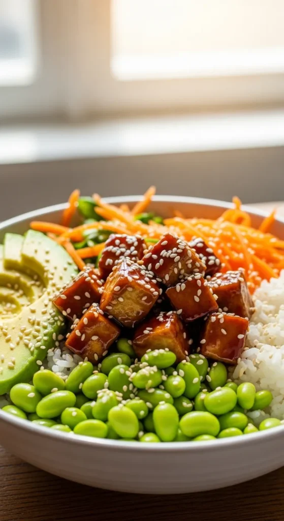 Teriyaki Tofu Bowls
