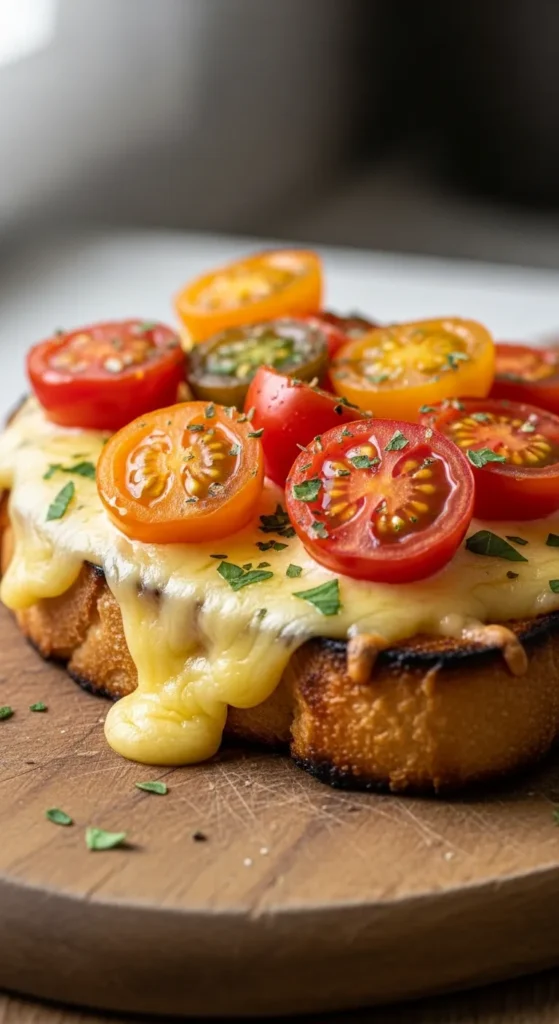 Tomato and Cheese Toast