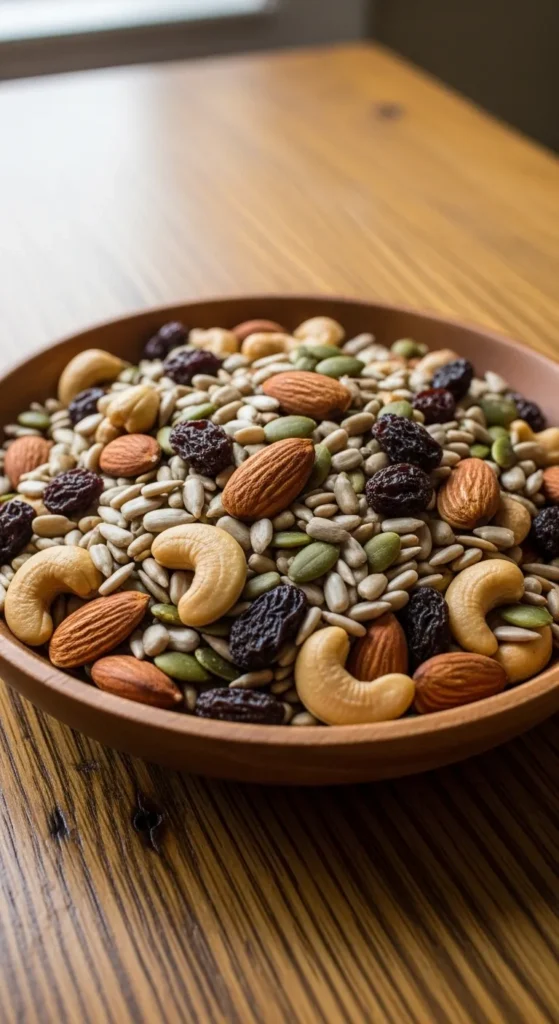 Trail Mix with Nuts and Dried Fruit