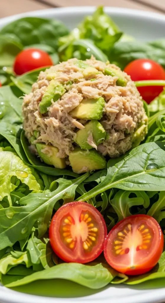 Tuna Avocado Salad Plate