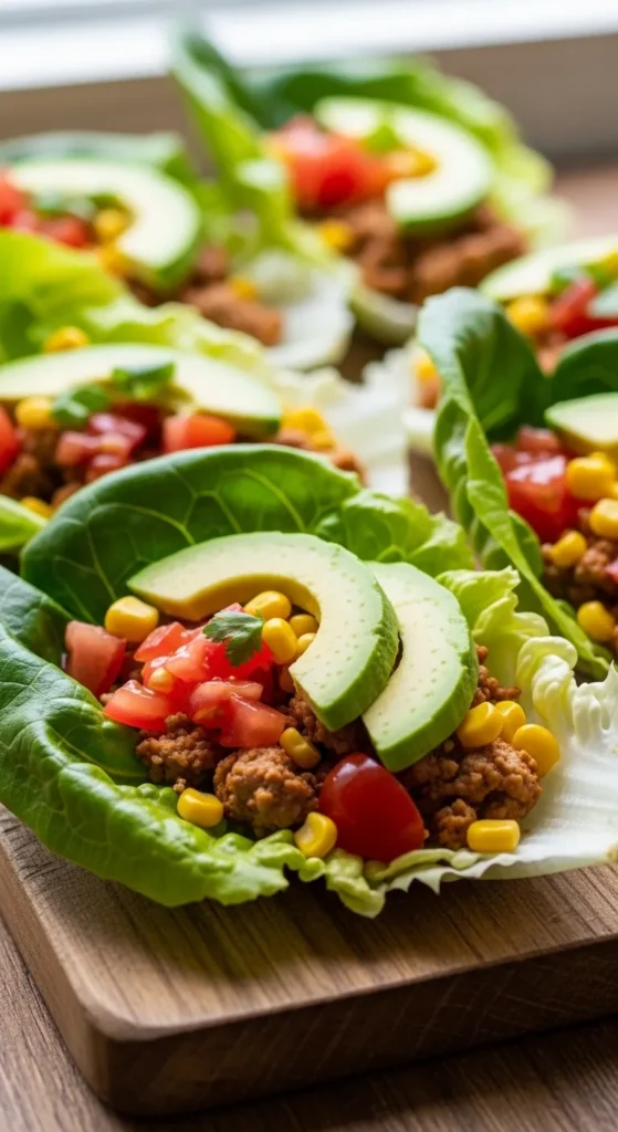 Turkey Lettuce Wrap Tacos