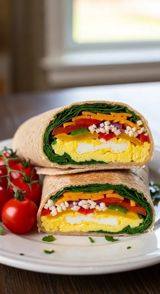Veggie-Packed Breakfast Wrap