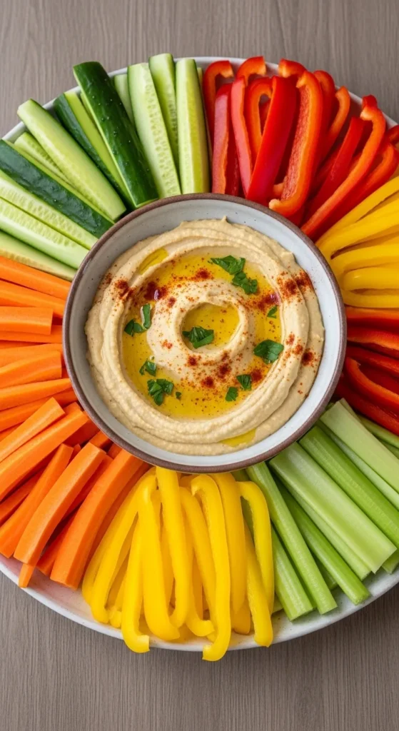 Veggie Sticks with Hummus