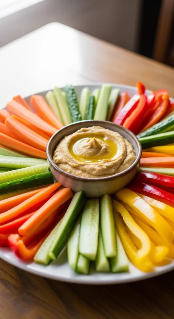 Veggie Sticks with Hummus