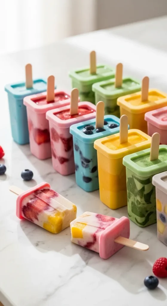 Yogurt Smoothie Pops
