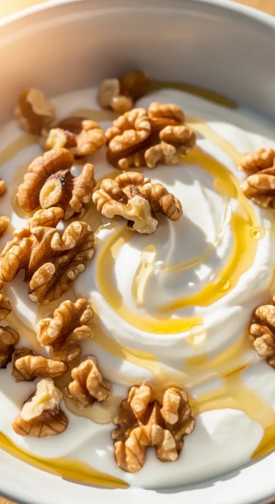 Yogurt with Honey and Nut