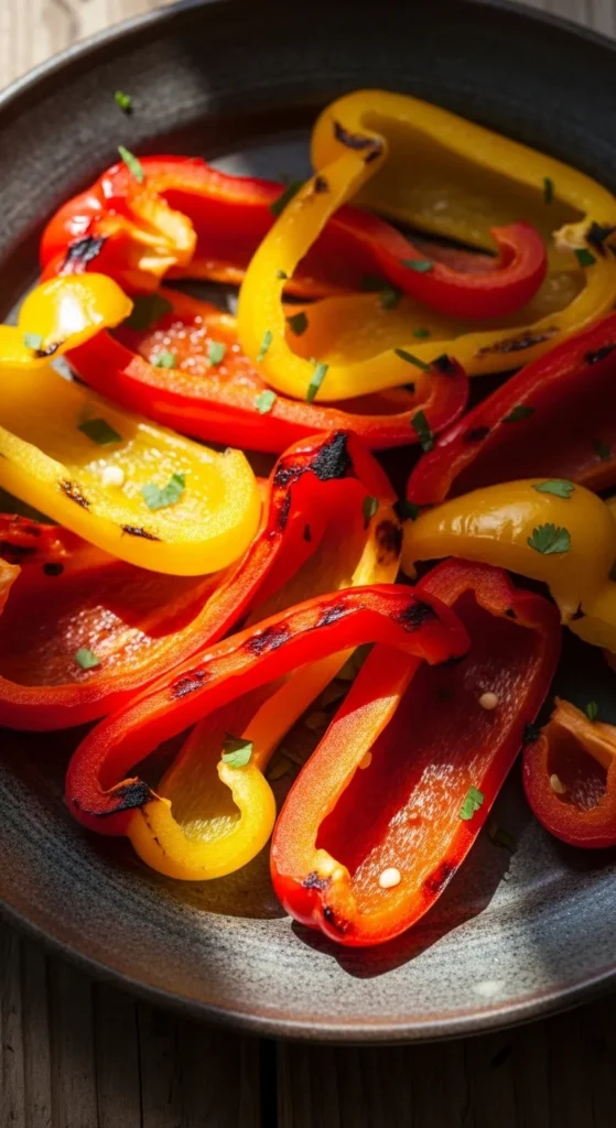 Air-Fried Bell Pepper Chips