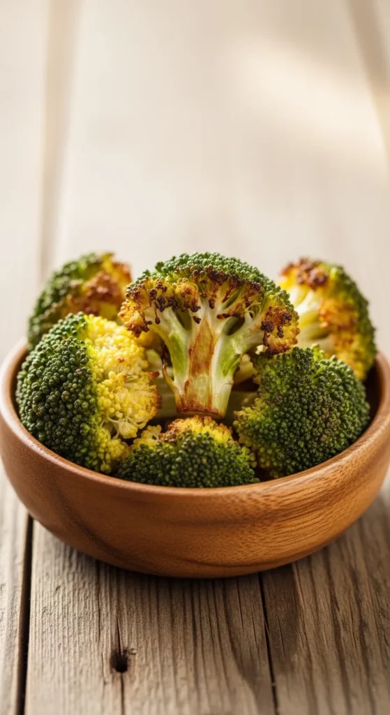 Air-Fried Broccoli Florets