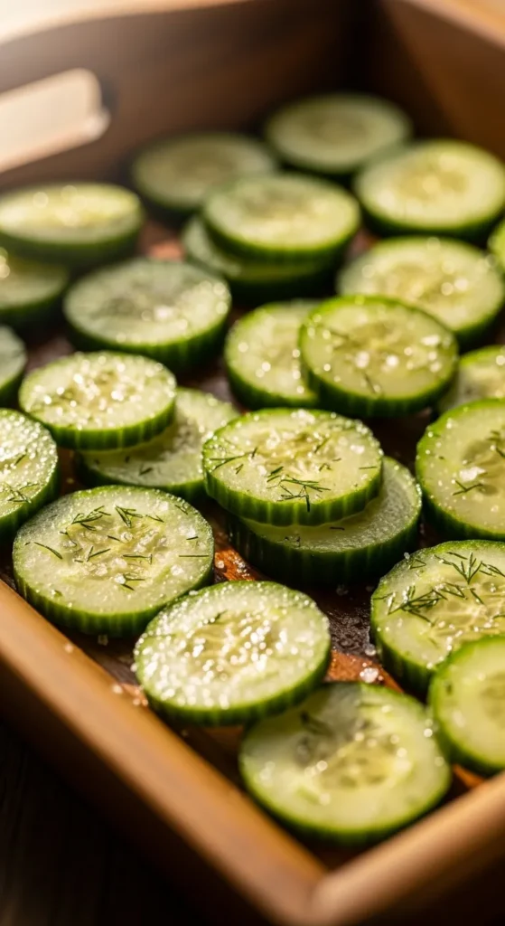 Air-Fried Cucumber Chips