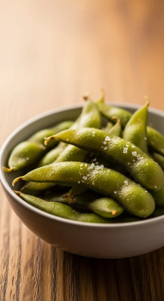 Air-Fried Edamame