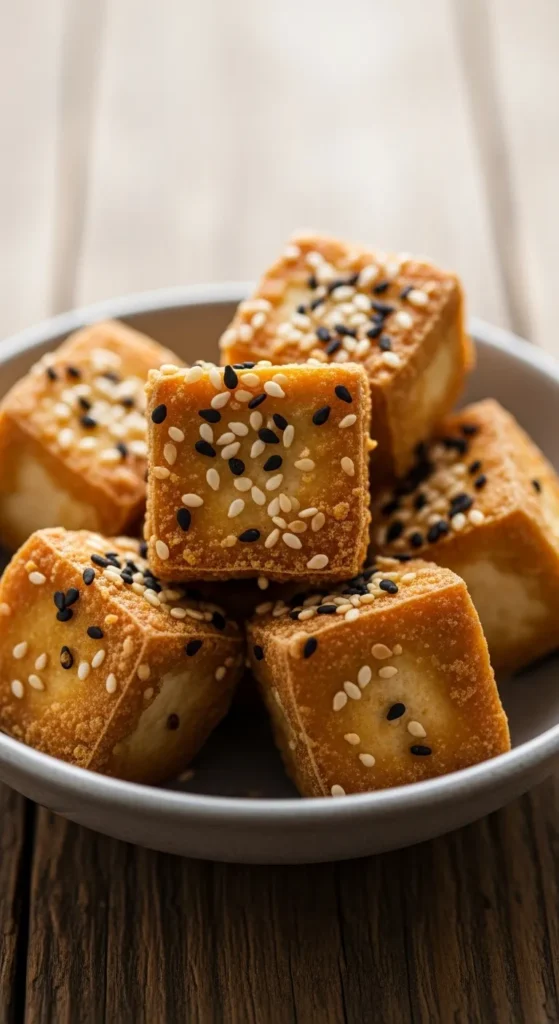 Air-Fried Tofu Cubes
