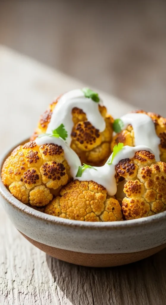Air Fryer Cauliflower Bites