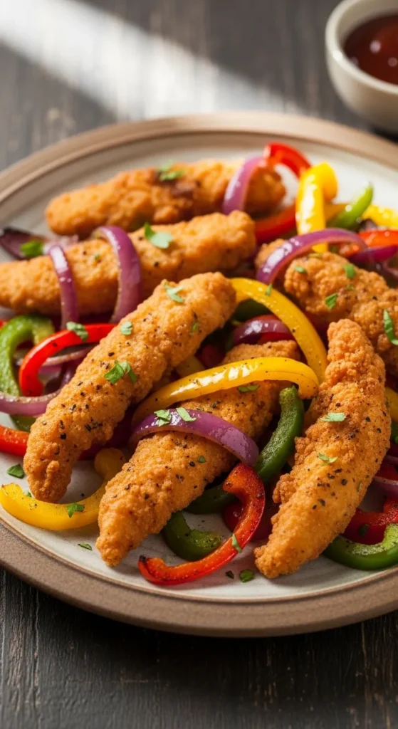 Air Fryer Chicken Fajitas