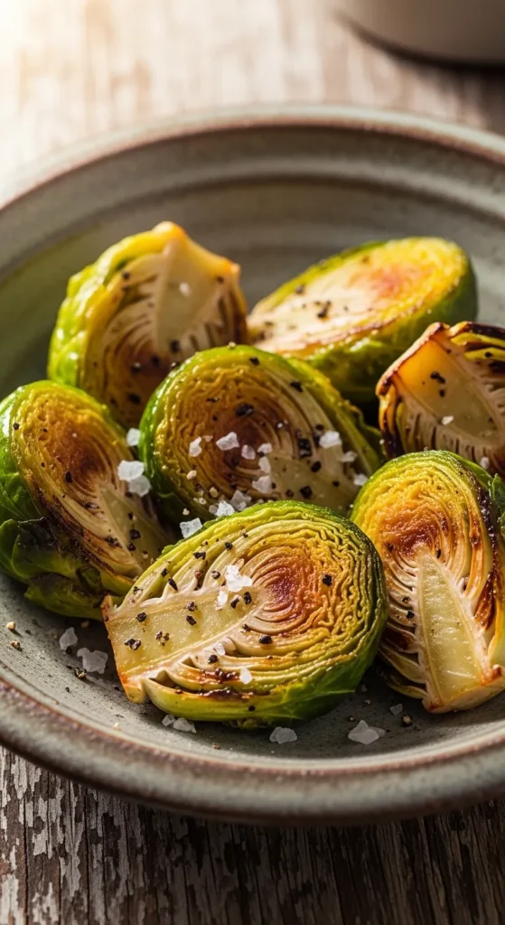 Air Fryer Crispy Brussels Sprouts