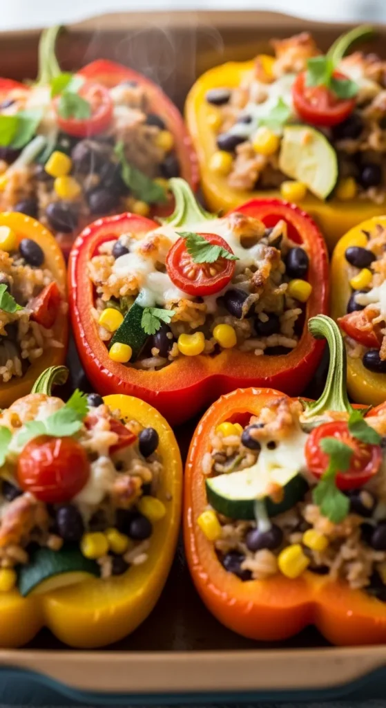Air Fryer Stuffed Peppers