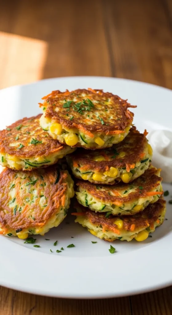 Air Fryer Veggie Fritters
