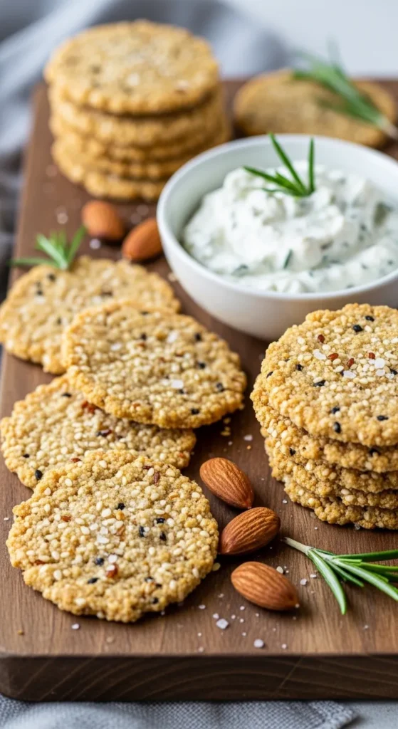 Almond Flour Crackers