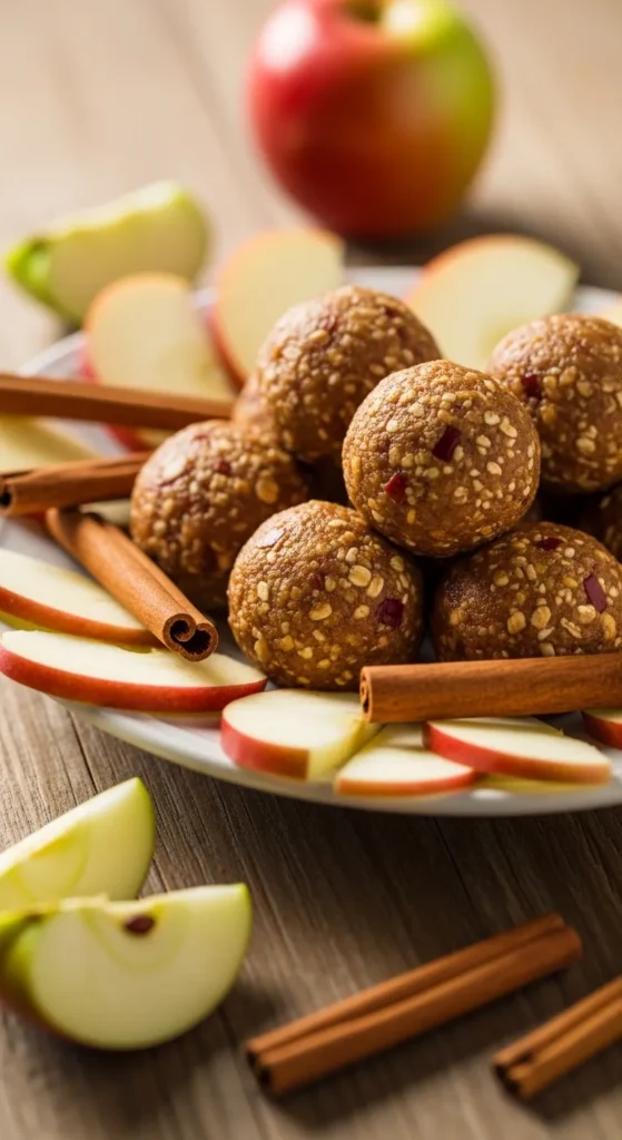 Apple Cinnamon Oat Balls