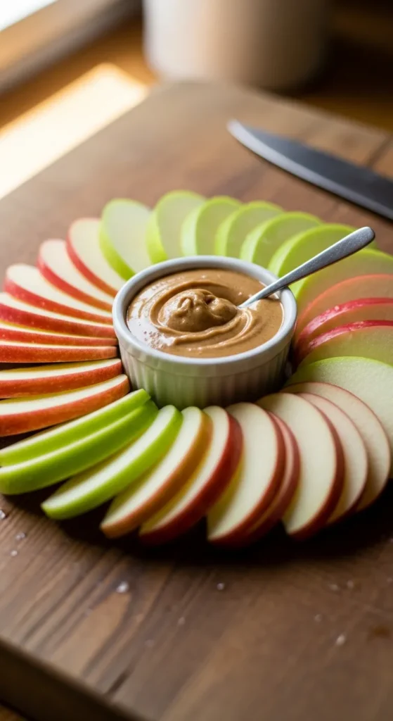 Apple Slices with Almond Butter