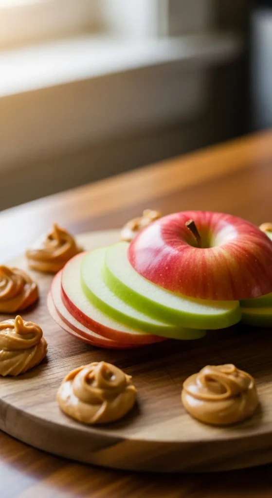 Apple Slices with Peanut Butter