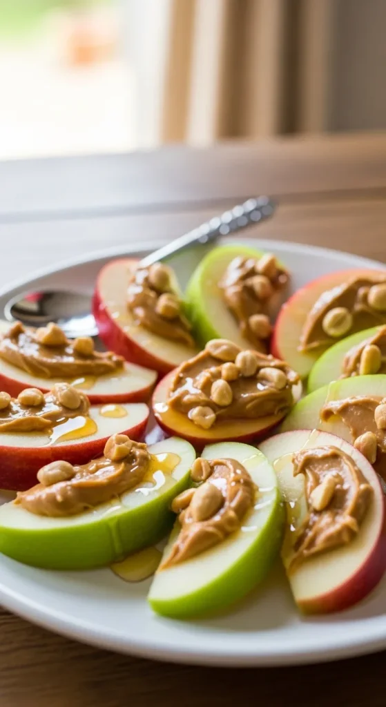 Apple Slices with Peanut Butter