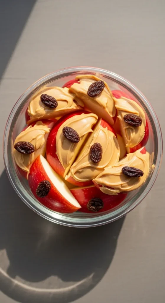 Apple Slices with Peanut Butter