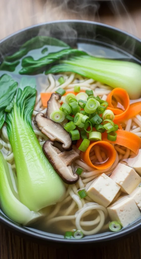  Asian-Inspired Veggie Noodle Soup