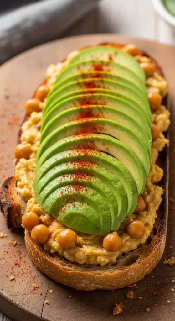 Avocado & Chickpea Toast