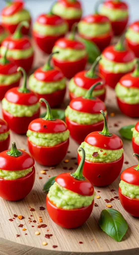 Avocado Stuffed Cherry Peppers