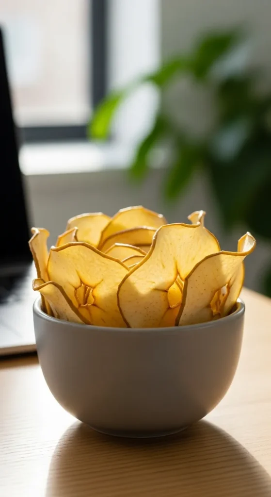 Baked Apple Cinnamon Chips